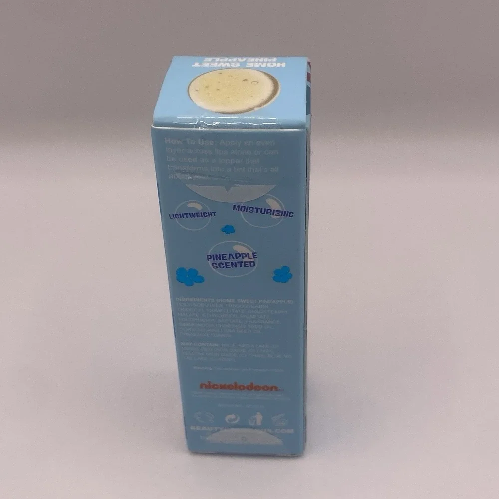 SpongeBob X Beauty Creations Home Sweet Pineapple PH Lip Oil Lipgloss NIB